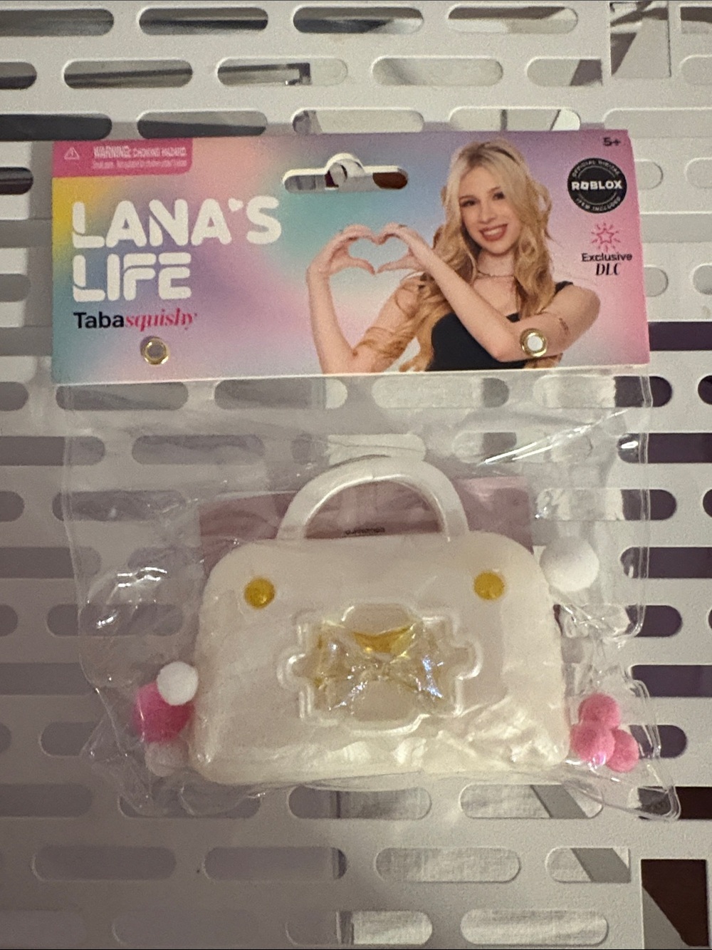 Lana's Life White & Pink Squishy Handbag by Tabasquishy